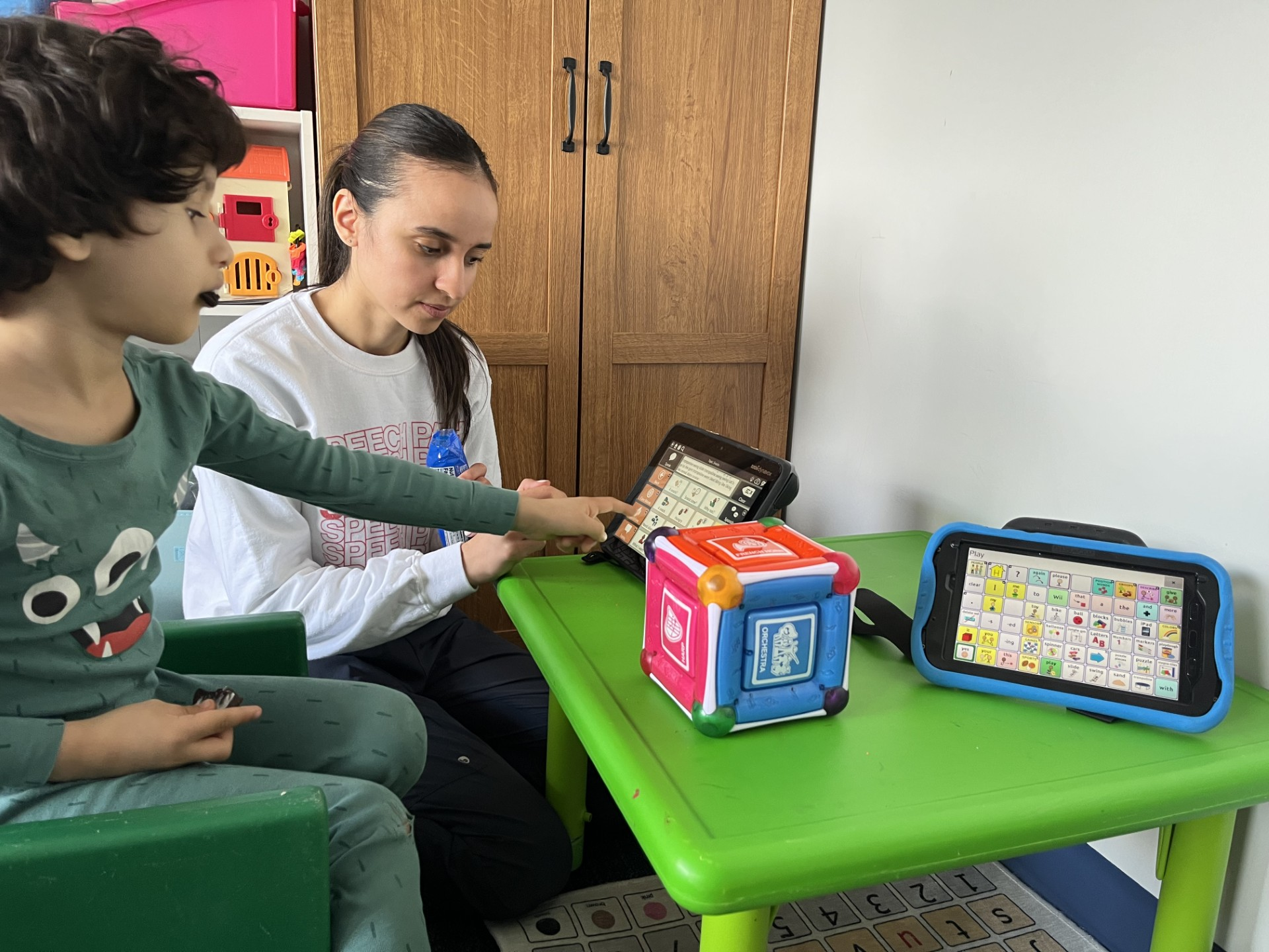 Lucah using AAC device