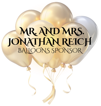 Mr. and Mrs. Jonathan Reich balloon